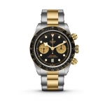 帝舵表Black Bay 系列首款計時腕錶 BlackBay Chrono（碧灣計時型），推出全新黃金鋼款式