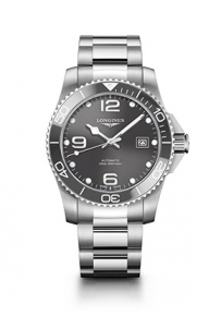 浪琴表 HydroConquest 深海征服者系列陶瓷圈灰面腕錶 (L3.781.4.76.6)，290