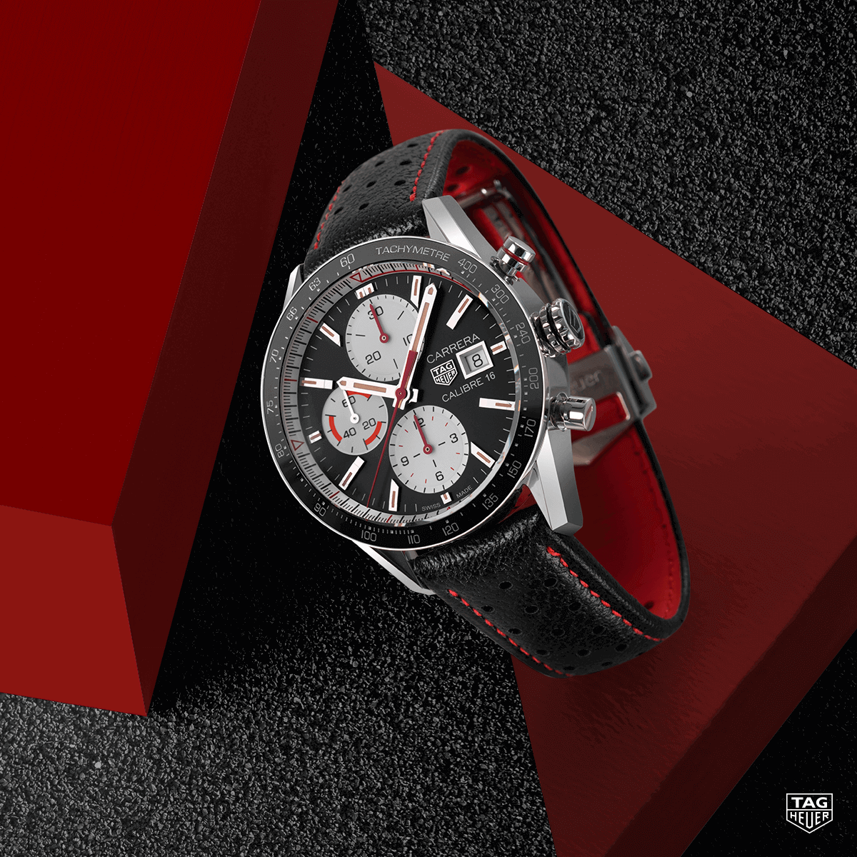 TAG Heuer Carrera Calibre 16計時碼錶黑色款