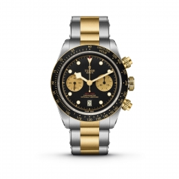 帝舵表Black Bay 系列首款計時腕錶 BlackBay Chrono（碧灣計時型），推出全新黃金鋼款式