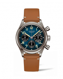 浪琴表 Avigation BigEye腕錶新增鈦金屬款式 向偉大飛行時刻致敬