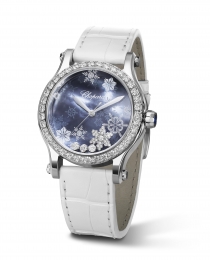 蕭邦Happy Snowflakes系列珠寶腕錶 雪花綻放 冰沁璀璨