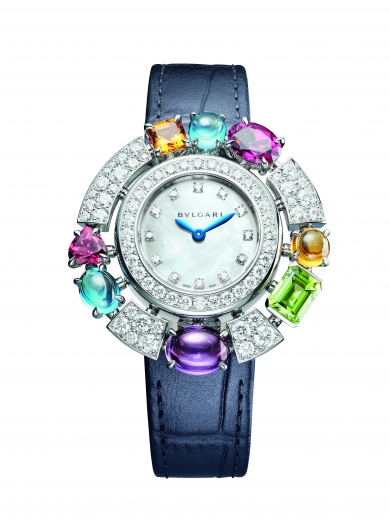 103499_BVLGARI ALLEGRA系列白K金彩寶腕錶_參考售價：約新台幣956,000元(1)