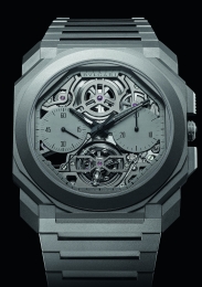 寶格麗 OCTO超薄腕錶六連霸巡展-6  六連霸世界紀錄超薄鏤空陀飛輪自動計時腕錶