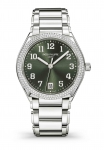 百達翡麗 Twenty~4自動機械腕表Ref. 7300/1200A-011 全新不鏽鋼錶款，搭配橄欖綠色日輝紋錶盤