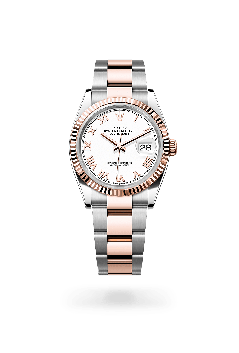 Rolex Datejust腕錶永恒玫瑰金鋼（蠔式鋼與永恒玫瑰金的組合）款，M126231-0016* - 時美齋鐘錶