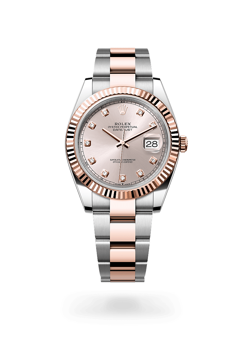 Rolex Datejust腕錶永恒玫瑰金鋼（蠔式鋼與永恒玫瑰金的組合）款，M126331-0007* - 時美齋鐘錶