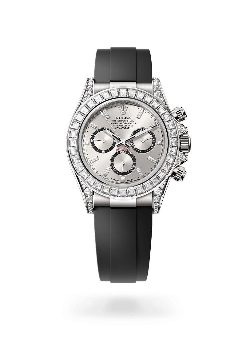 Rolex Cosmograph Daytona腕錶18K白色黃金，錶耳鑲鑽石款，M126539TBR-0002* - 時美齋鐘錶