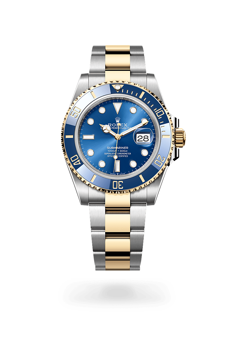Rolex Submariner腕錶黃金鋼（蠔式鋼與黃金的組合）款，M126613LB-0002* - 時美齋鐘錶
