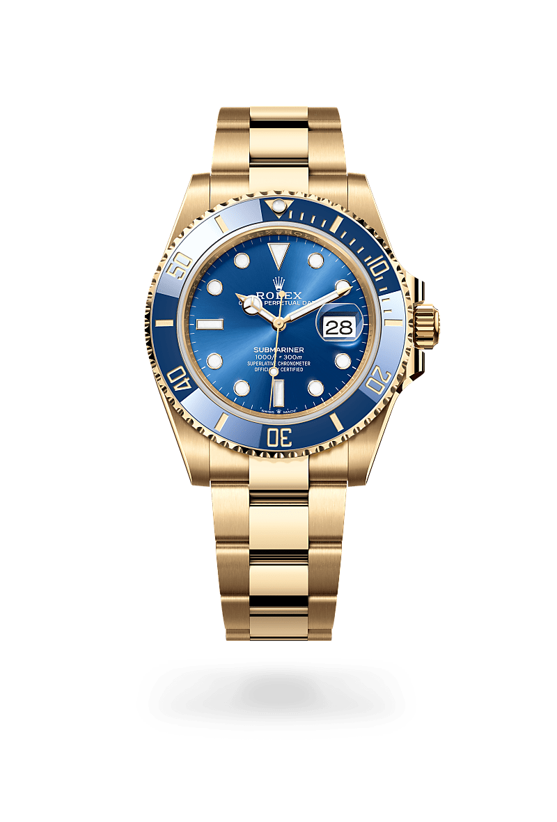 Rolex Submariner腕錶18K黃金款，M126618LB-0002* - 時美齋鐘錶