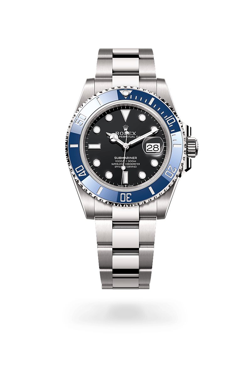 Rolex Submariner腕錶18K白色黃金款，M126619LB-0003* - 時美齋鐘錶
