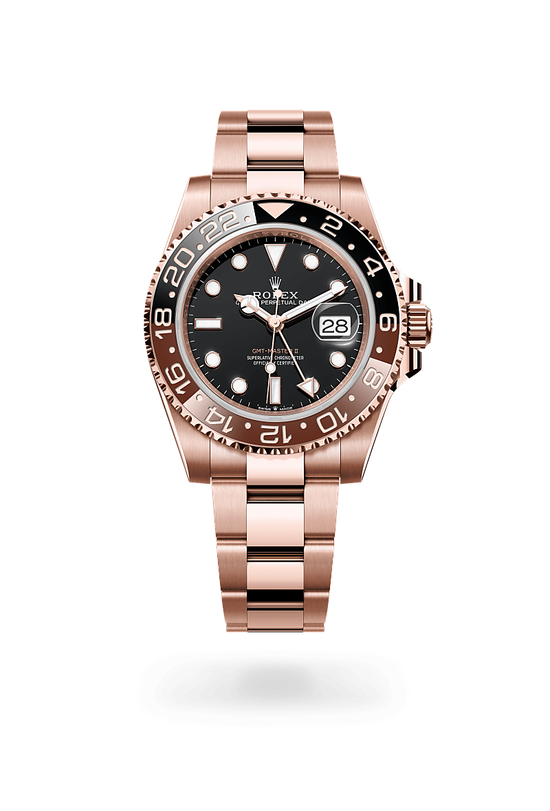 Rolex GMT-Master II腕錶18K永恒玫瑰金款，M126715CHNR-0001* - 時美齋鐘錶