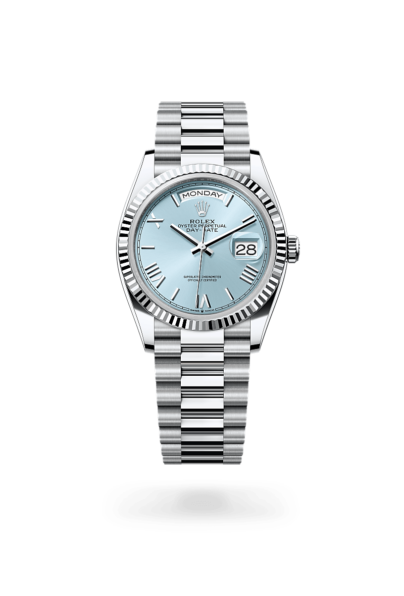 Rolex Day-Date腕錶鉑金款，M128236-0018* - 時美齋鐘錶