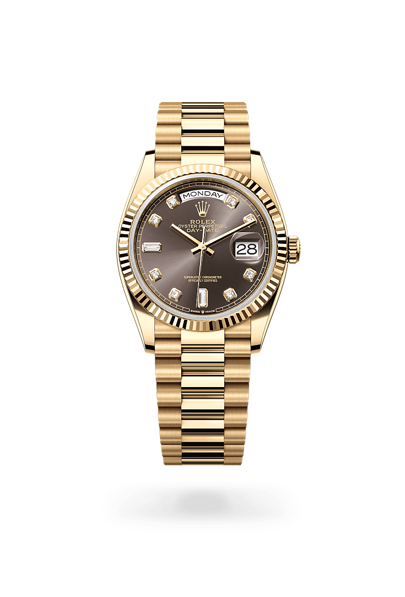 Rolex Day-Date腕錶18K黃金款，M128238-0022* - 時美齋鐘錶
