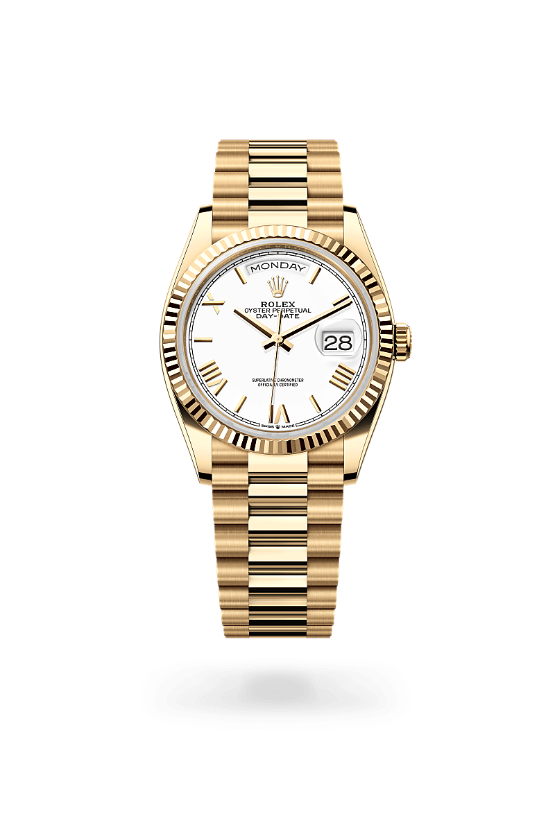 Rolex Day-Date腕錶18K黃金款，M128238-0113* - 時美齋鐘錶