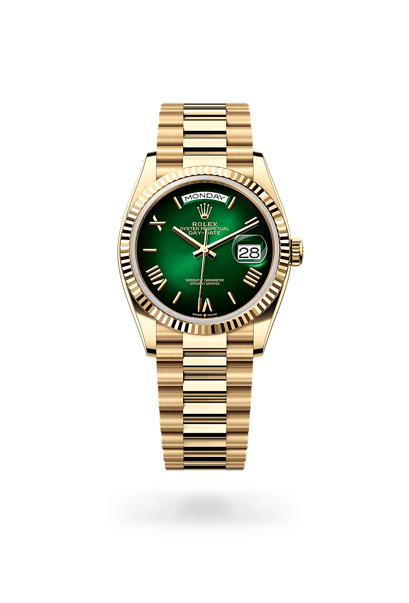 Rolex Day-Date腕錶18K黃金款，M128238-0118* - 時美齋鐘錶