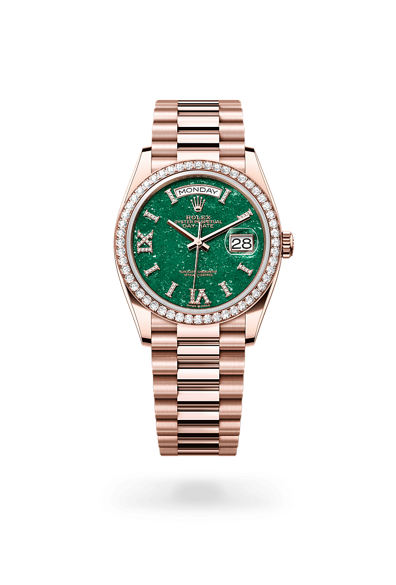 Rolex Day-Date腕錶18K永恒玫瑰金款，M128345RBR-0068* - 時美齋鐘錶