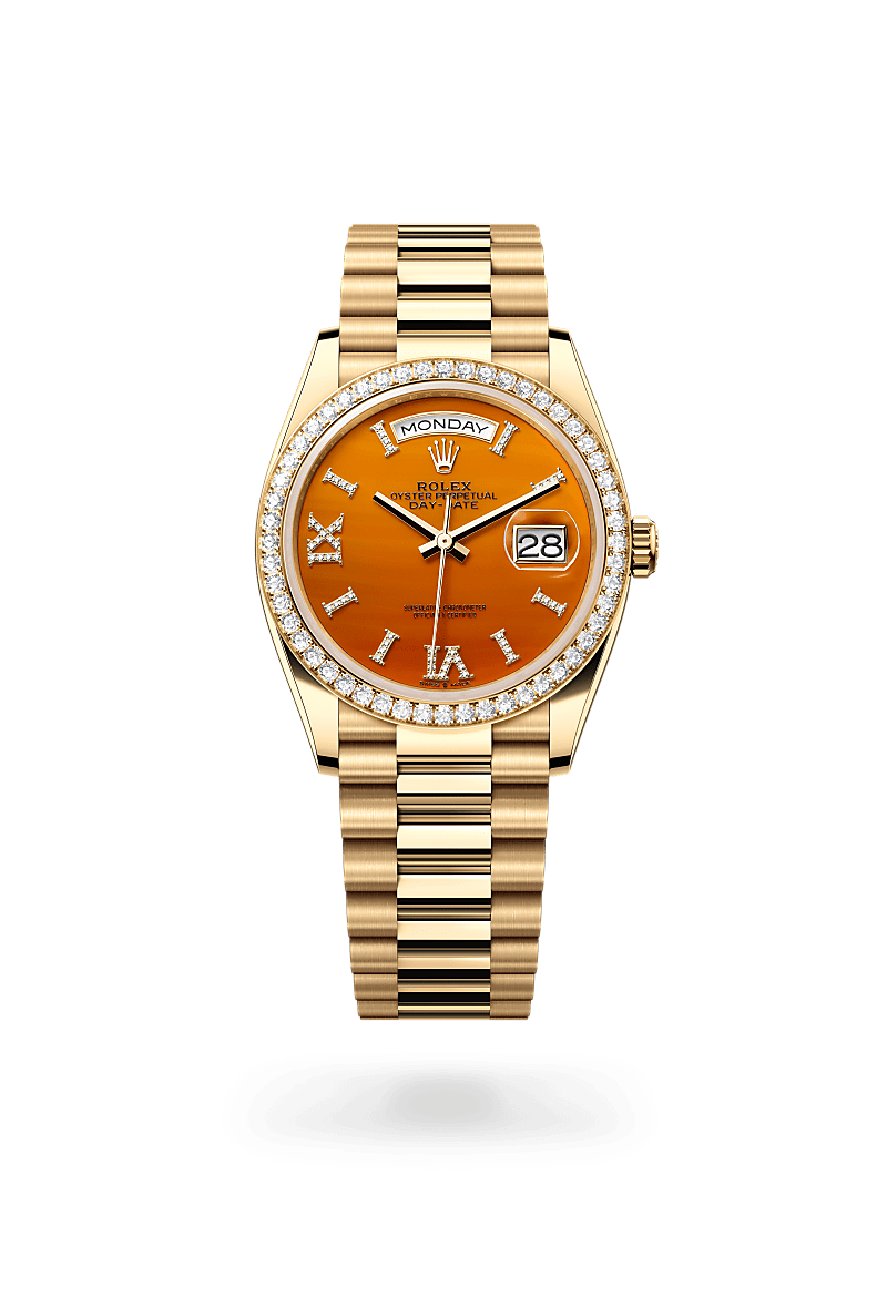 Rolex Day-Date腕錶18K黃金款，M128348RBR-0049* - 時美齋鐘錶
