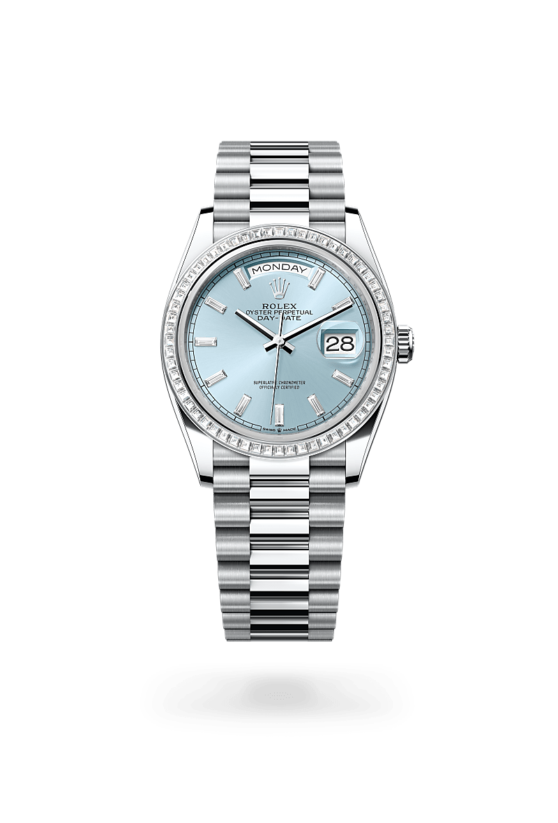Rolex Day-Date腕錶鉑金款，M128396TBR-0003* - 時美齋鐘錶