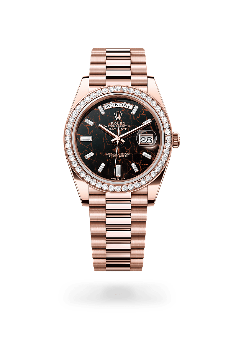 Rolex Day-Date腕錶18K永恒玫瑰金款，M228345RBR-0016* - 時美齋鐘錶