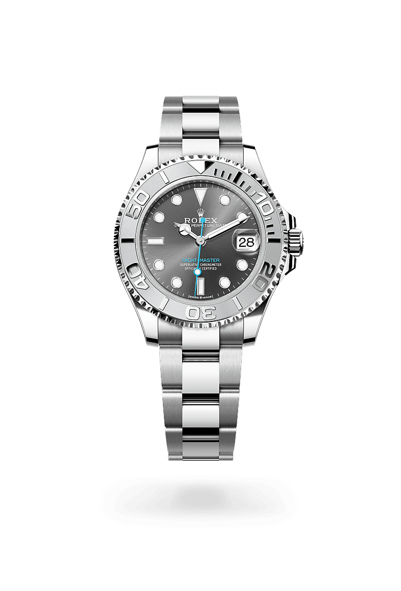 Rolex Yacht-Master腕錶鉑金鋼（蠔式鋼與鉑金的組合）款，M268622-0002* - 時美齋鐘錶