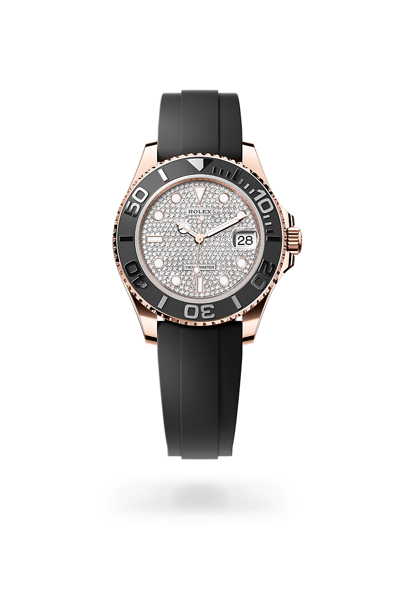 Rolex Yacht-Master腕錶18K永恒玫瑰金款，M268655-0019* - 時美齋鐘錶