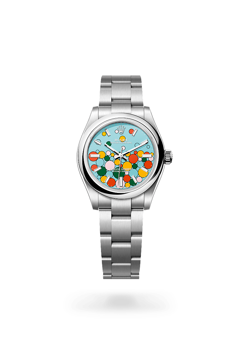 Rolex Oyster Perpetual腕錶蠔式鋼款，M277200-0010* - 時美齋鐘錶