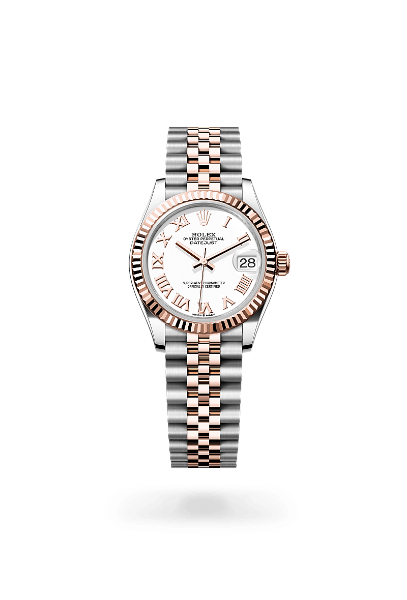 Rolex Datejust腕錶永恒玫瑰金鋼（蠔式鋼與永恒玫瑰金的組合）款，M278271-0002* - 時美齋鐘錶