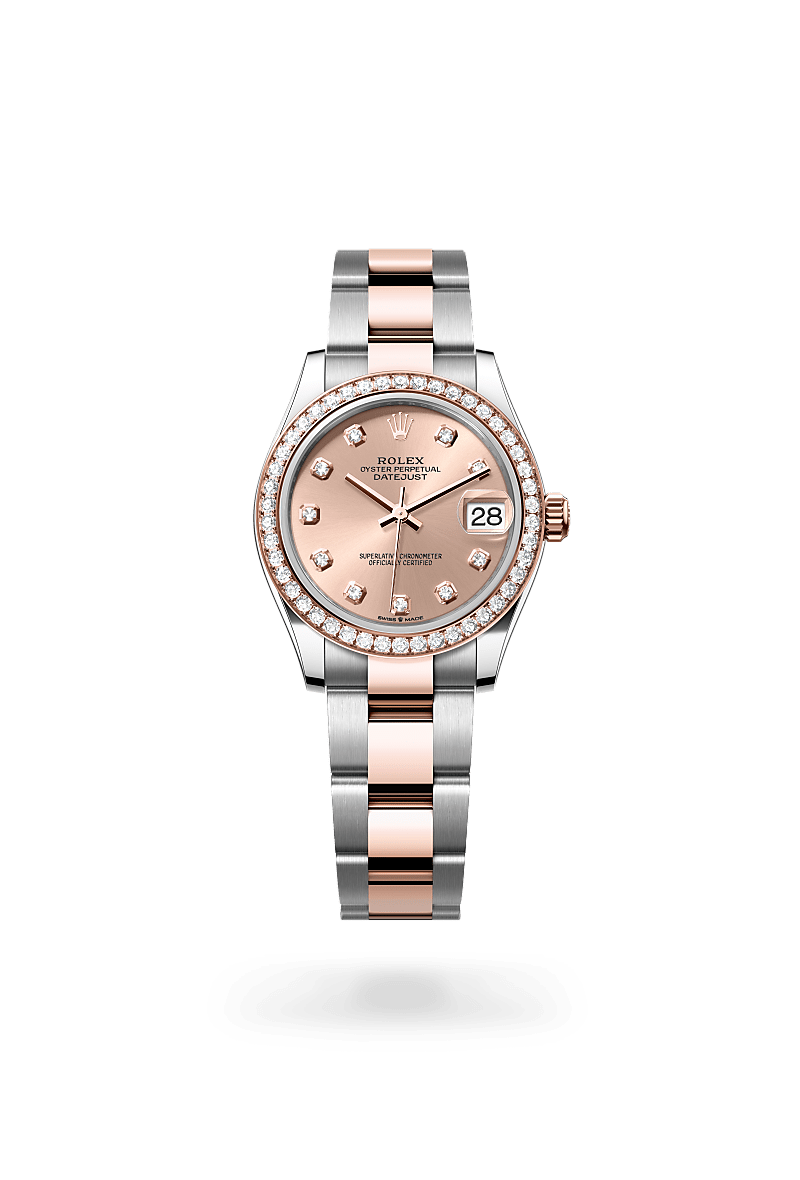 Rolex Datejust腕錶永恒玫瑰金鋼（蠔式鋼與永恒玫瑰金的組合）款，M278381RBR-0023* - 時美齋鐘錶