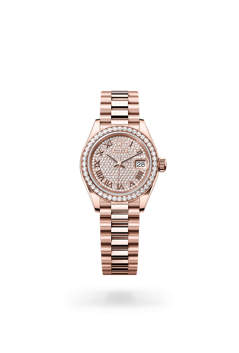 Rolex Lady-Datejust腕錶18K永恒玫瑰金款，M279135RBR-0021* - 時美齋鐘錶