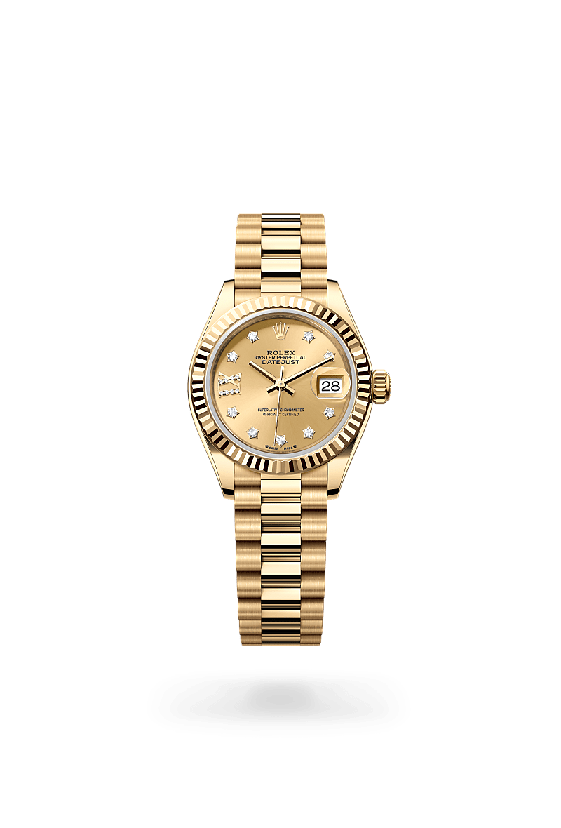 Rolex Lady-Datejust腕錶18K黃金款，M279178-0013* - 時美齋鐘錶