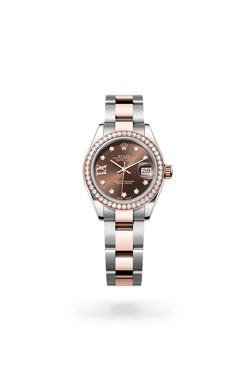Rolex Lady-Datejust腕錶永恒玫瑰金鋼（蠔式鋼與永恒玫瑰金的組合）款，M279381RBR-0004* - 時美齋鐘錶