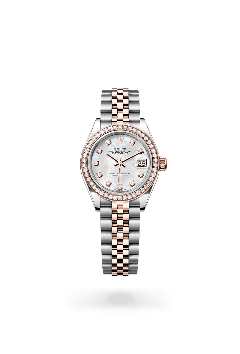 Rolex Lady-Datejust腕錶永恒玫瑰金鋼（蠔式鋼與永恒玫瑰金的組合）款，M279381RBR-0013* - 時美齋鐘錶