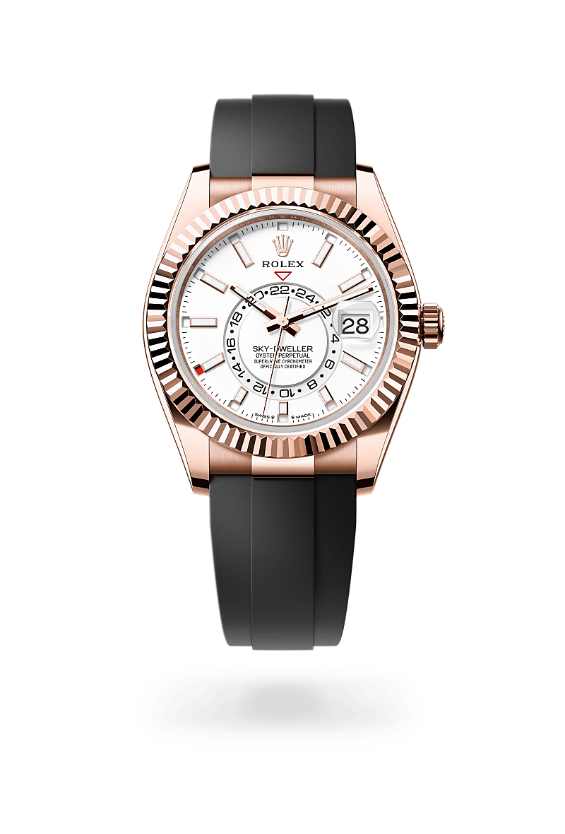 Rolex Sky-Dweller腕錶18K永恒玫瑰金款，M336235-0003* - 時美齋鐘錶