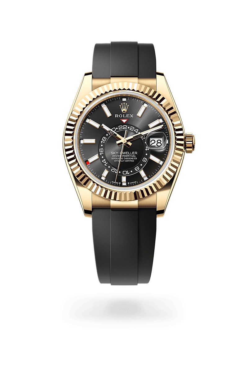 Rolex Sky-Dweller腕錶18K黃金款，M336238-0002* - 時美齋鐘錶