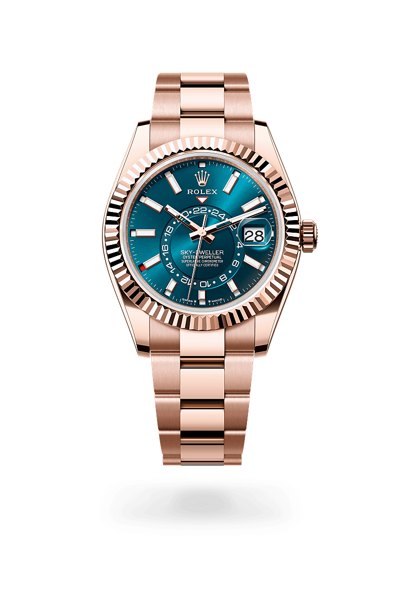 Rolex Sky-Dweller腕錶18K永恒玫瑰金款，M336935-0001* - 時美齋鐘錶