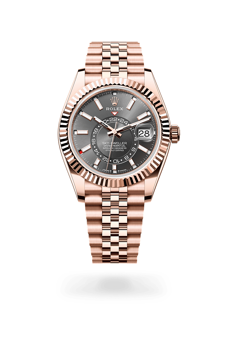 Rolex Sky-Dweller腕錶18K永恒玫瑰金款，M336935-0008* - 時美齋鐘錶