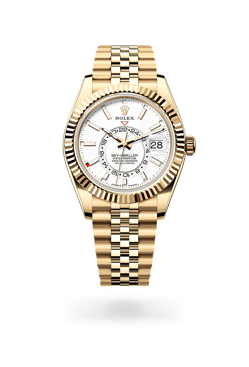 Rolex Sky-Dweller腕錶18K黃金款，M336938-0006* - 時美齋鐘錶