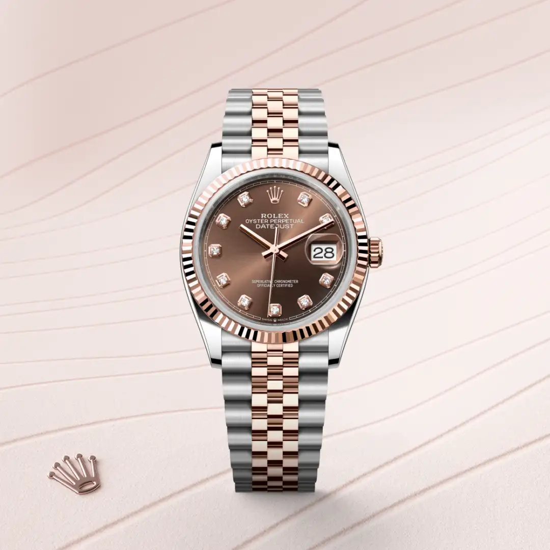 Lady-Datejust腕錶永恒玫瑰金鋼（蠔式鋼與永恒玫瑰金的組合）款，M126231-0053* - 時美齋鐘錶 slide1