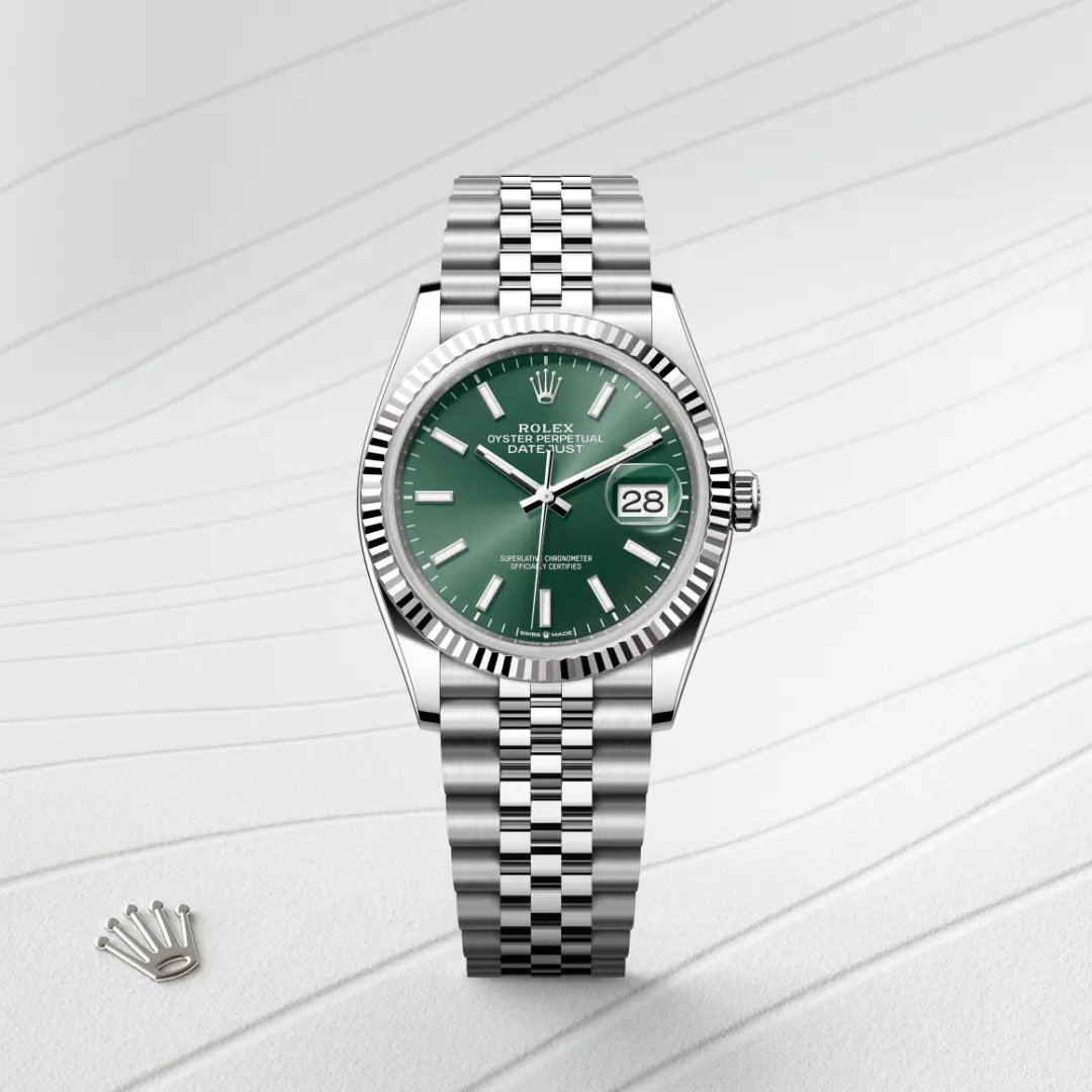 Lady-Datejust腕錶白色黃金鋼（蠔式鋼與白色黃金的組合）款，M126234-0051* - 時美齋鐘錶 slide1