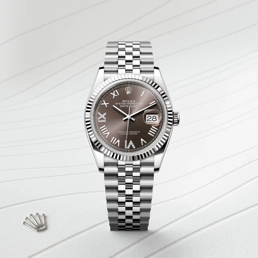 Lady-Datejust腕錶白色黃金鋼（蠔式鋼與白色黃金的組合）款，M126234-0071* - 時美齋鐘錶 slide1