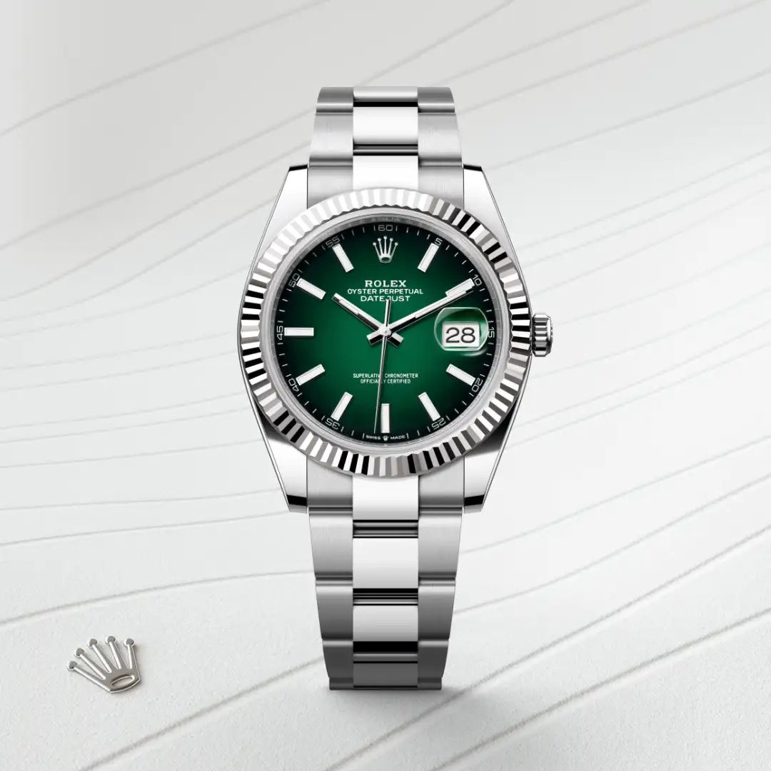 Lady-Datejust腕錶白色黃金鋼（蠔式鋼與白色黃金的組合）款，M126334-0033* - 時美齋鐘錶 slide1