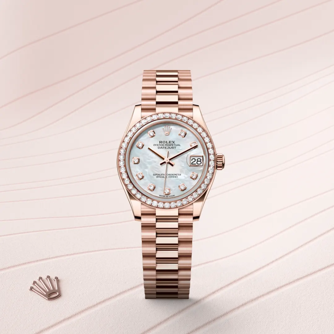Datejust腕錶18K永恒玫瑰金款，M278285RBR-0005* - 時美齋鐘錶 slide1
