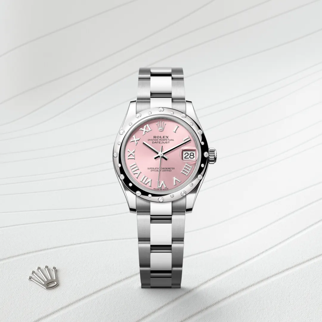 Lady-Datejust腕錶白色黃金鋼（蠔式鋼與白色黃金的組合）款，M278344RBR-0021* - 時美齋鐘錶 slide1