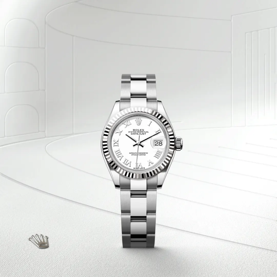 Lady-Datejust腕錶白色黃金鋼（蠔式鋼與白色黃金的組合）款，M279174-0020* - 時美齋鐘錶 slide1