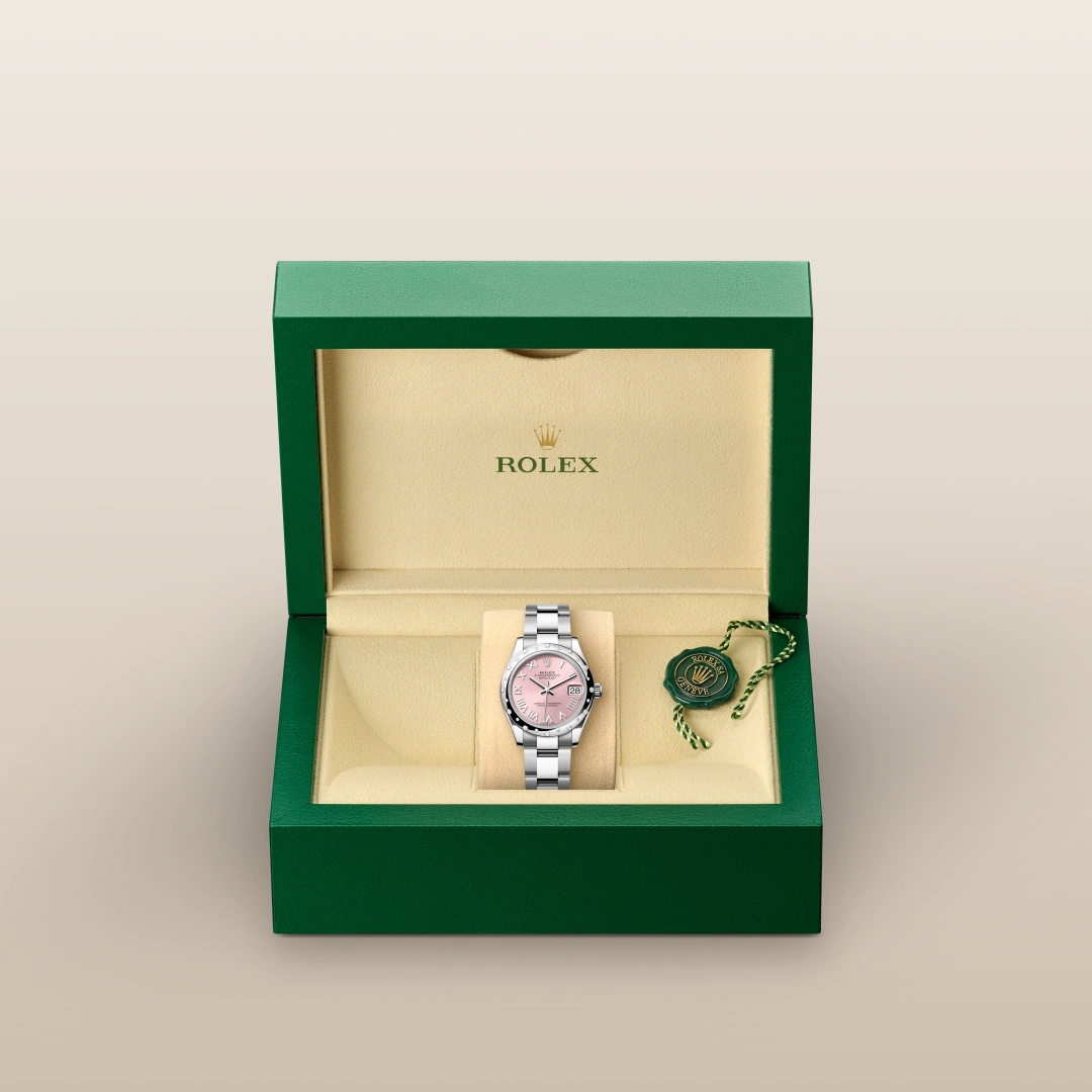 Lady-Datejust腕錶白色黃金鋼（蠔式鋼與白色黃金的組合）款，M278344RBR-0021* - 時美齋鐘錶 slide2