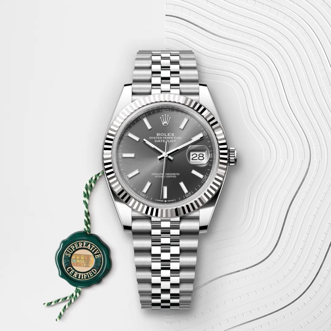 Lady-Datejust腕錶白色黃金鋼（蠔式鋼與白色黃金的組合）款，M126334-0014* - 時美齋鐘錶 slide3