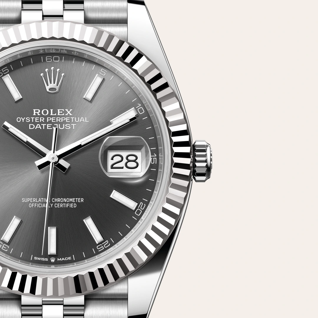 Lady-Datejust腕錶白色黃金鋼（蠔式鋼與白色黃金的組合）款，M126334-0014* - 時美齋鐘錶 slide4