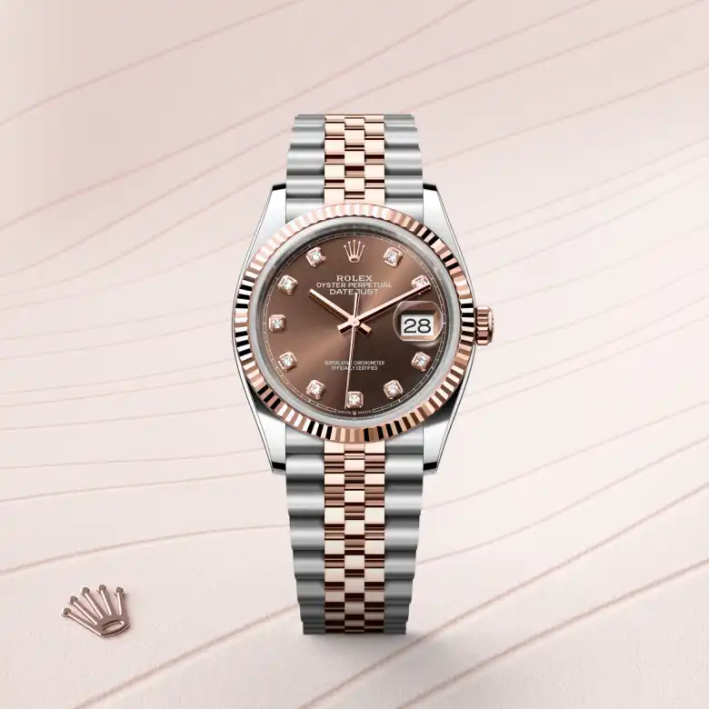 Lady-Datejust腕錶永恒玫瑰金鋼（蠔式鋼與永恒玫瑰金的組合）款，M126231-0053* - 時美齋鐘錶 slide1