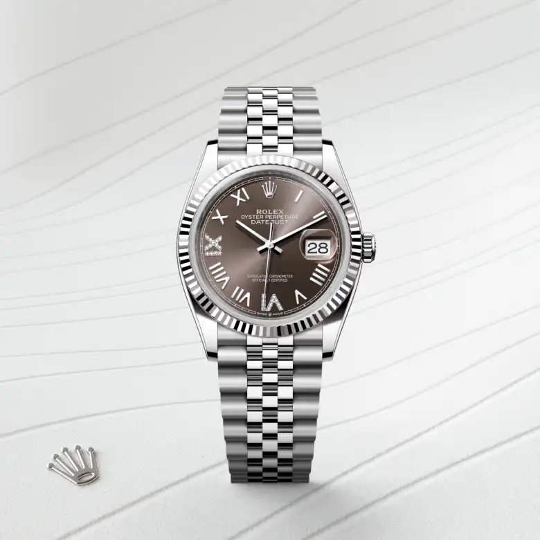 Lady-Datejust腕錶白色黃金鋼（蠔式鋼與白色黃金的組合）款，M126234-0071* - 時美齋鐘錶 slide1